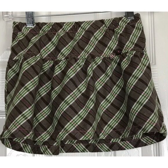 Faded Glory Other - Faded Glory Girls Size 7 Above The Knee Plaid Skirt with Shorts Skort